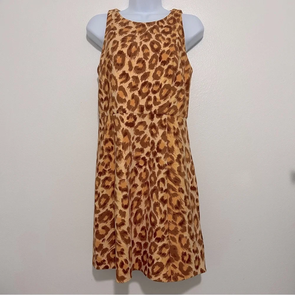 Kate Spade Ladies Size Small Animal Print Casual Dresss